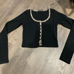 Brandy Melville zelly cheetah lined